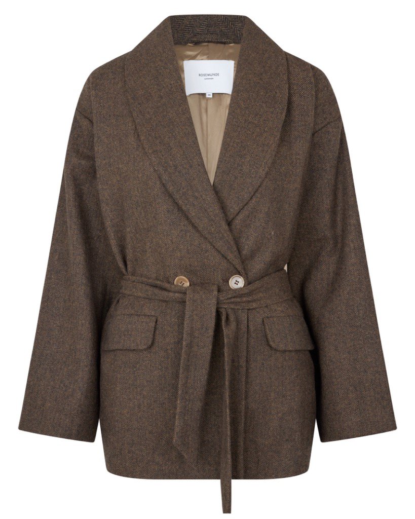 Wool jacket Almond Melange - Rosemunde