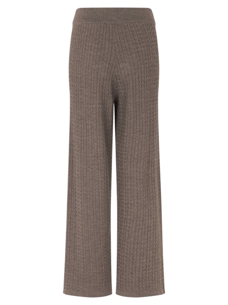 Merino wool trousers Falcon Melange - Rosemunde