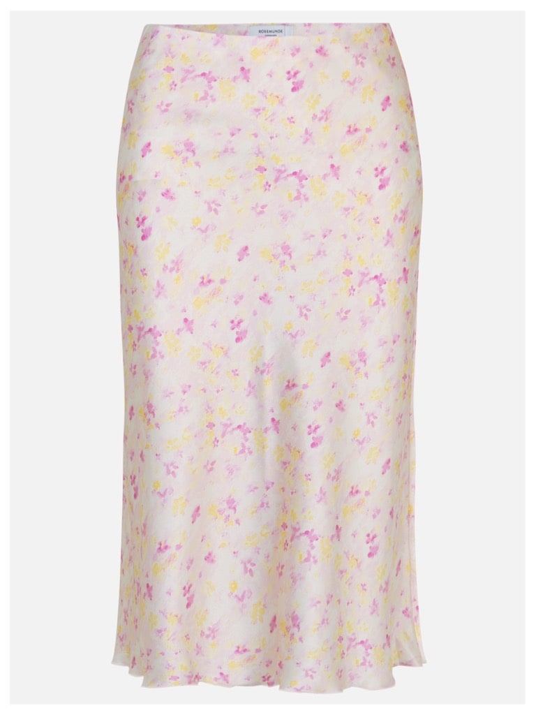 Silk skirt Floral print - ROSEMUNDE