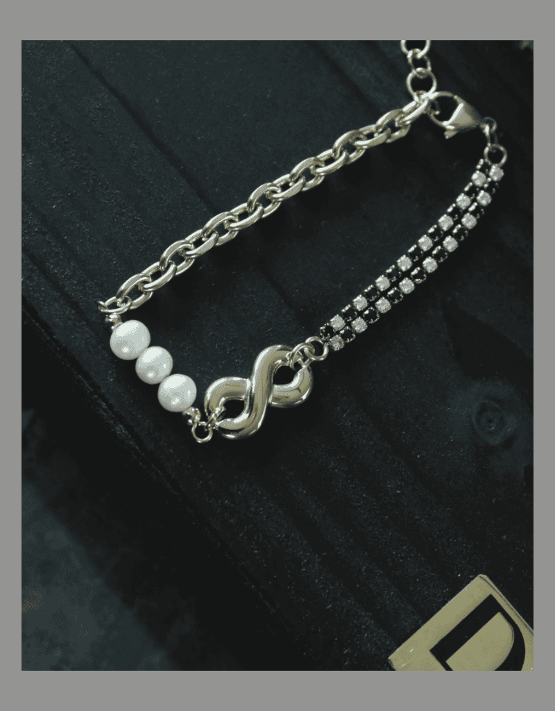 Joy Waterproof Infinity CZ Pearl Bracelet - DANSK COPENHAGEN