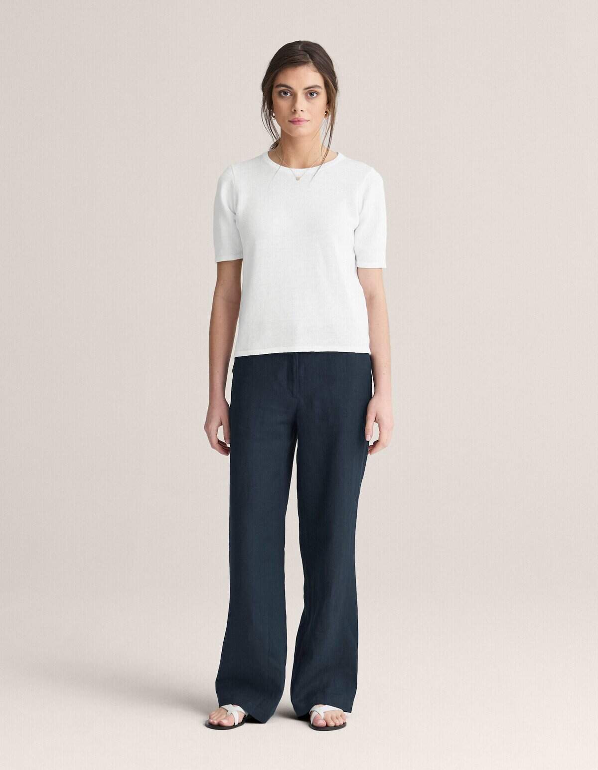 Olga Linen Top - NEWHOUSE