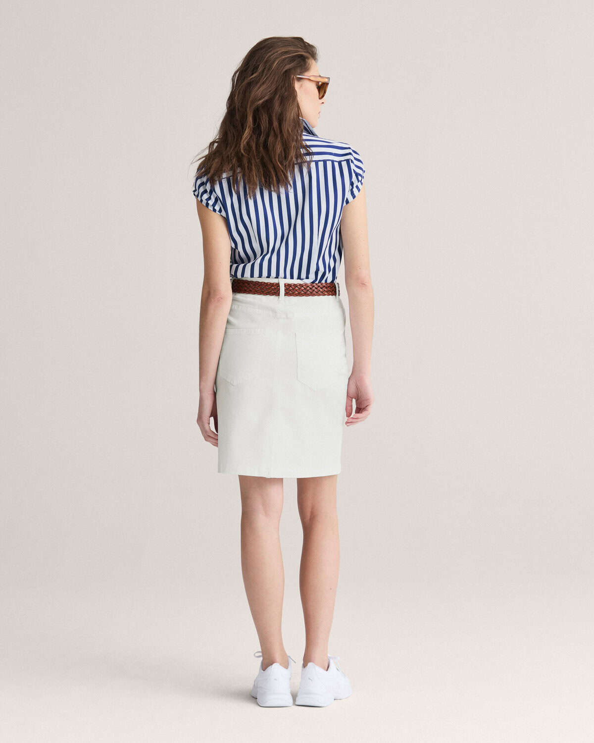 Chinos Skirt White - NEWHOUSE
