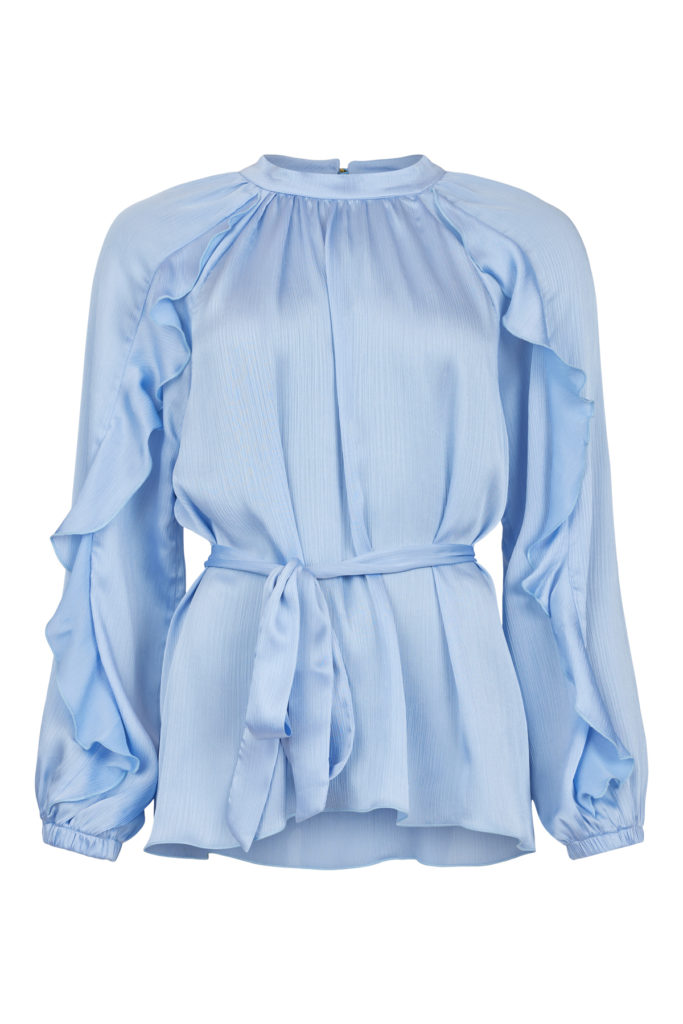 NYDELIG BLUSE BLÅ - MOLLY JO