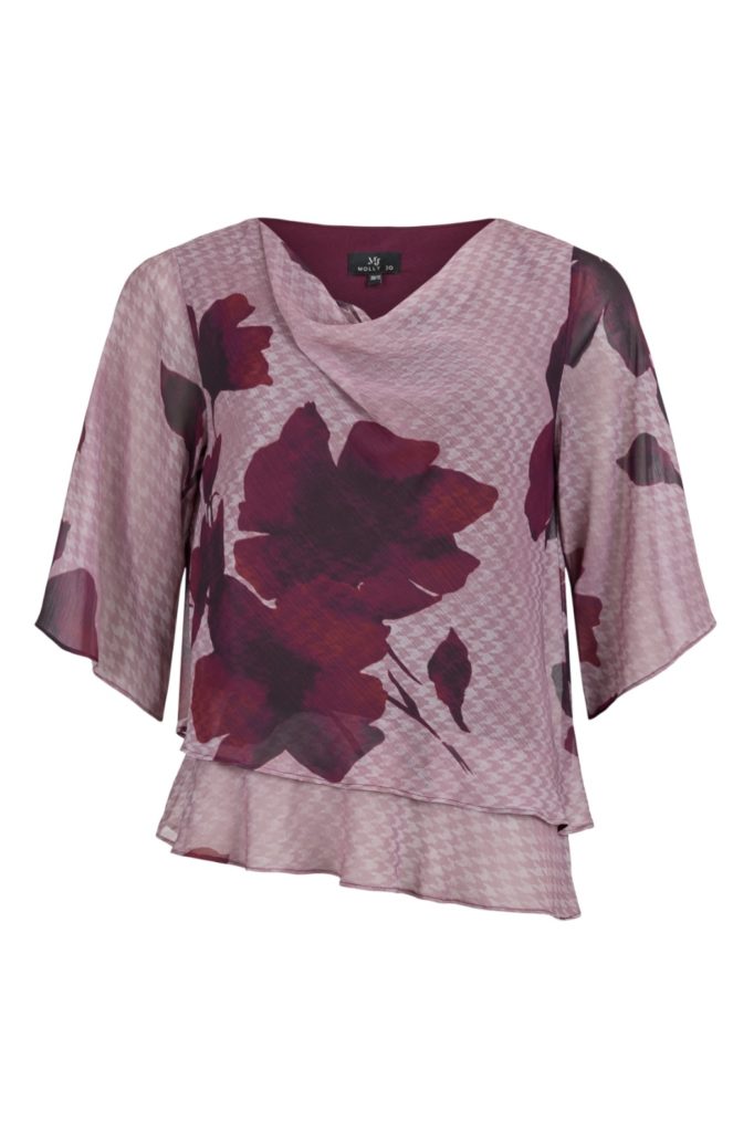 TOP BLOMME LILLA - MOLLY JO
