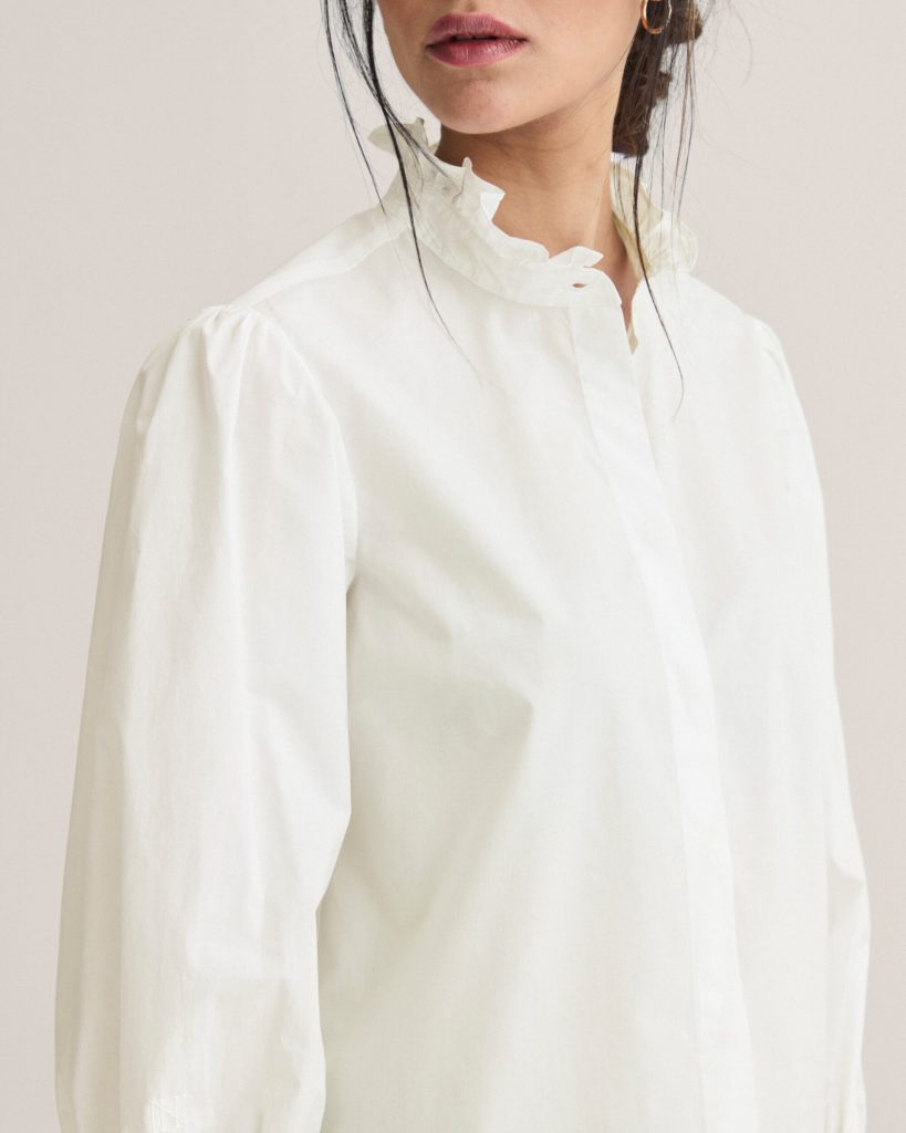 NOELLE SHIRT WHITE - NEWHOUSE