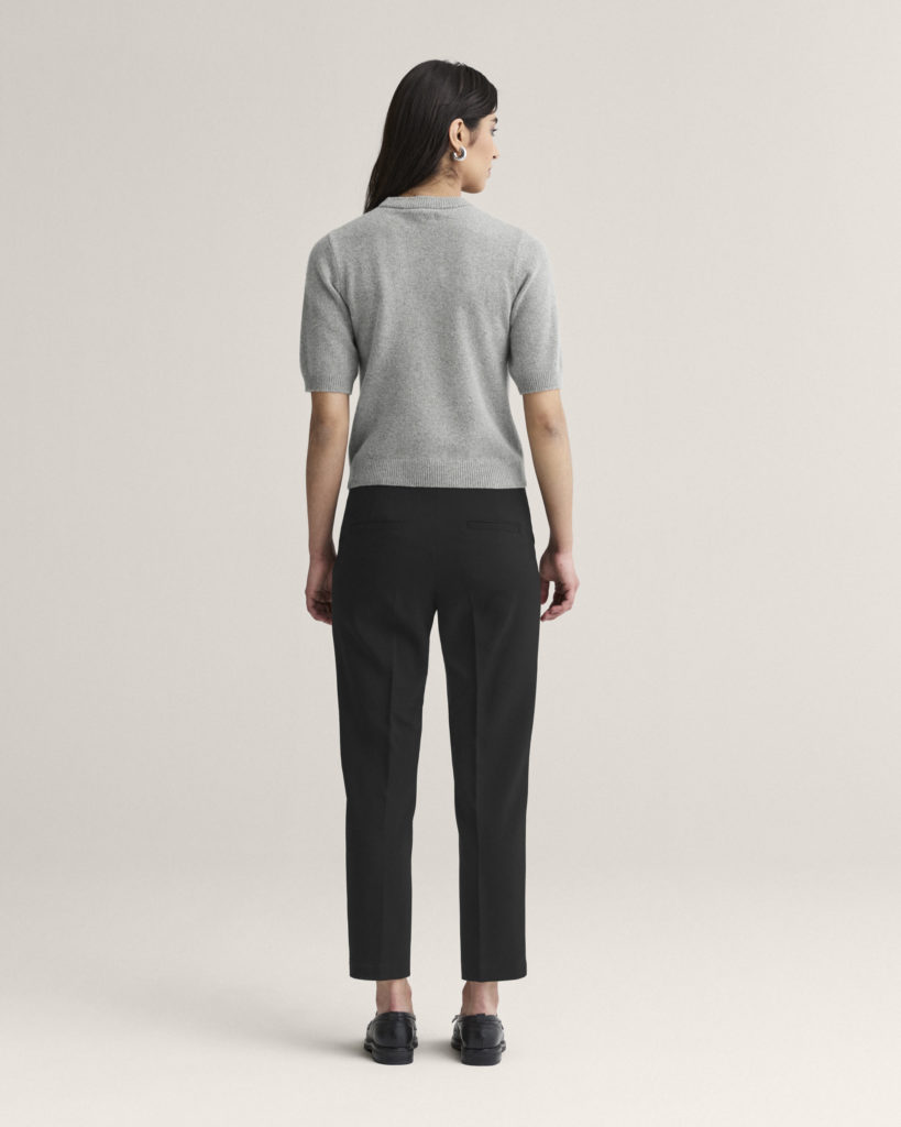 ELI TOPP GREY MELANGE - NEWHOUSE