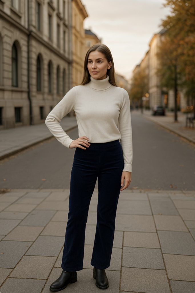 VICTORIA CORDUROY - NAVY - AMAZE CPH